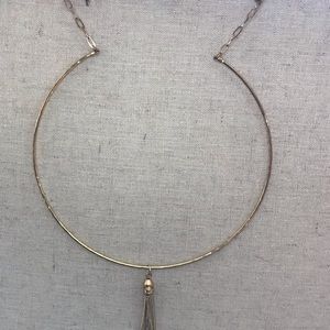 Stella & dot hammered gold choker